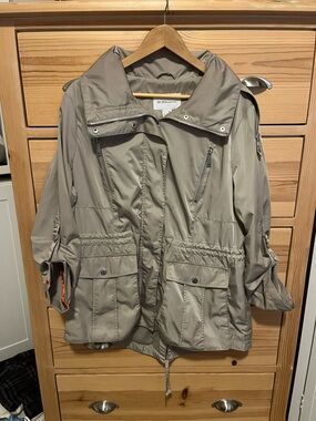 BCBGeneration Light Hooded Rain Jacket